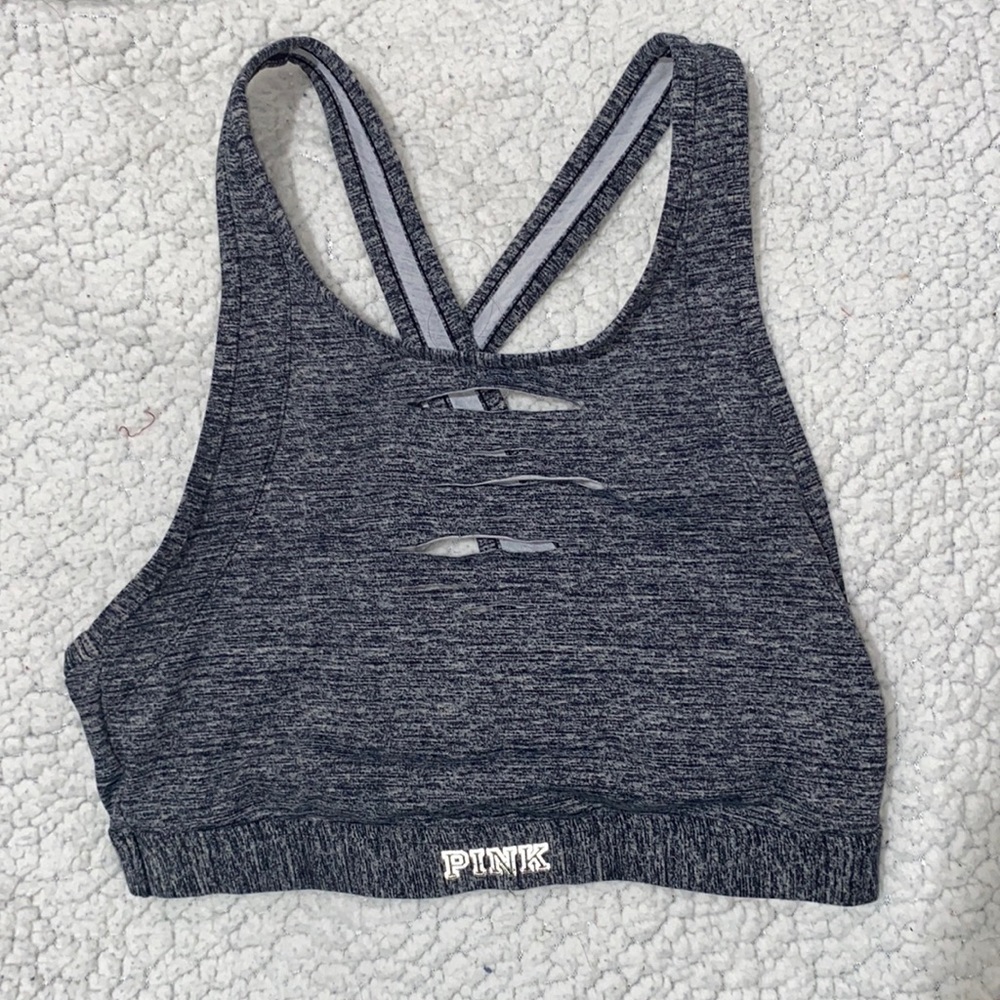 Pink Victoria’s Secret ultimate unlined sports bra